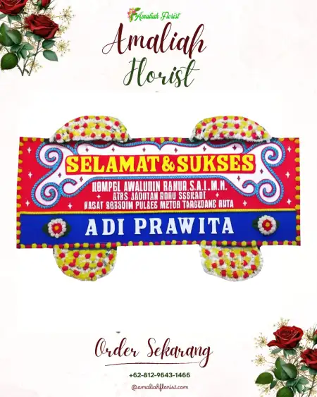 Papan Bunga Ucapan Selamat Jambu Timur